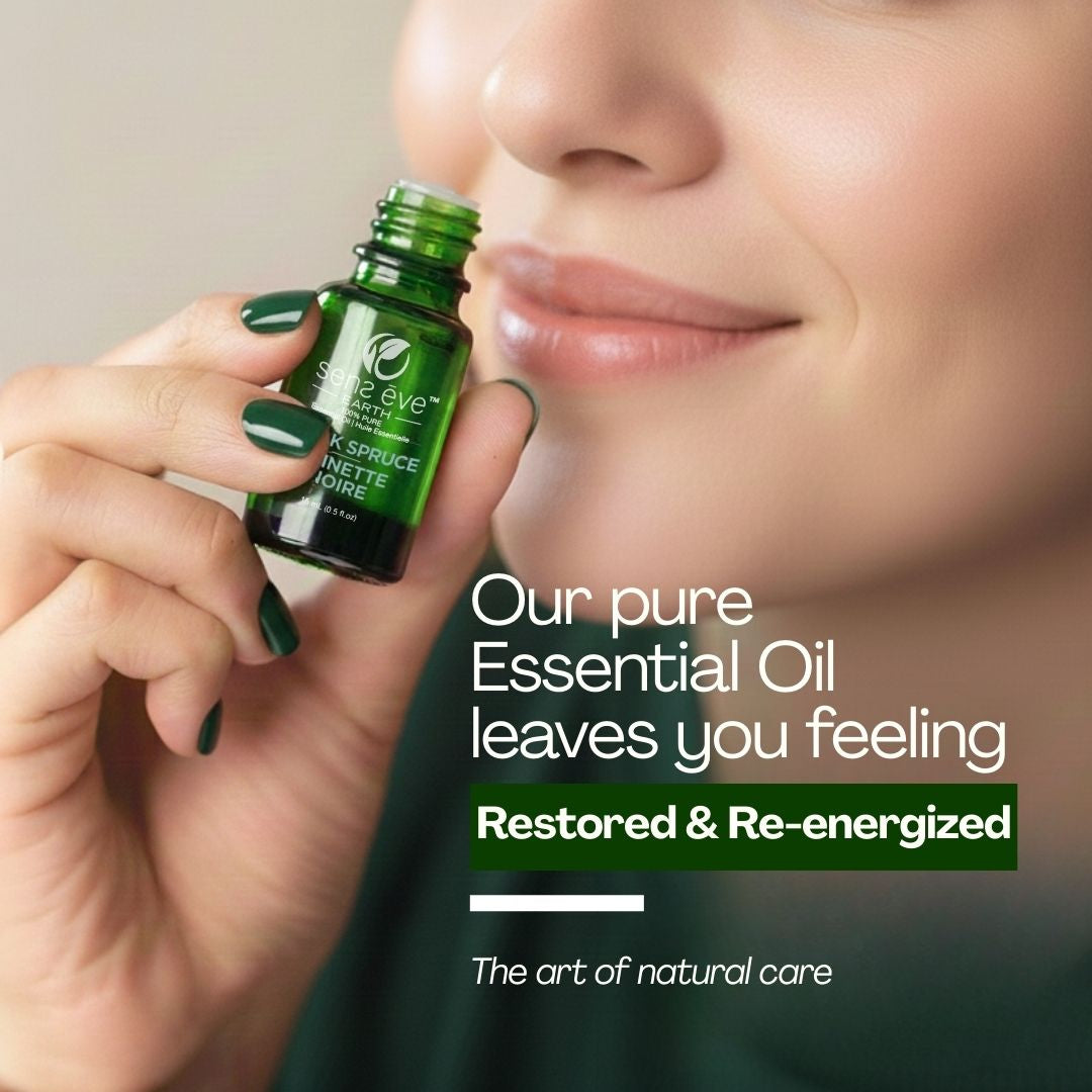 ÉPINETTE NOIRE (Picea mariana) Huile essentielle 100% Pure et Naturelle - 15mL