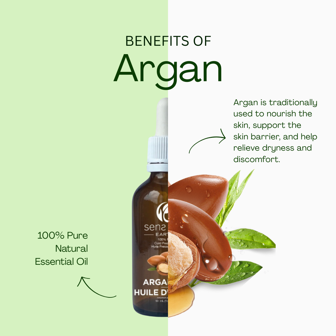 ARGAN (Argania spinosa) Huile essentielle 100% Pure et Naturelle - 50mL