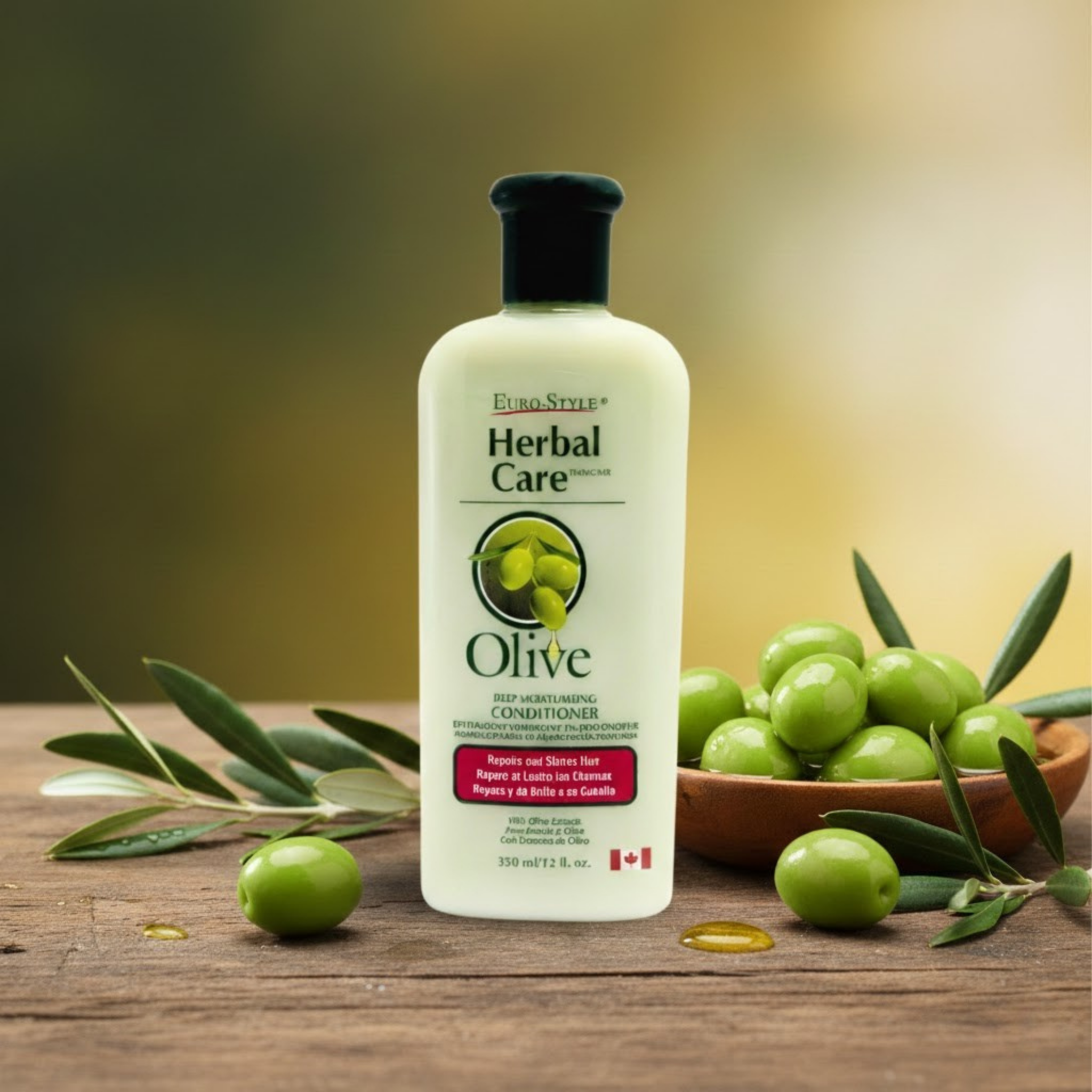 APRÈS-SHAMPOOING HYDRATANT INTENSE (Huile d'Olive) - 350mL