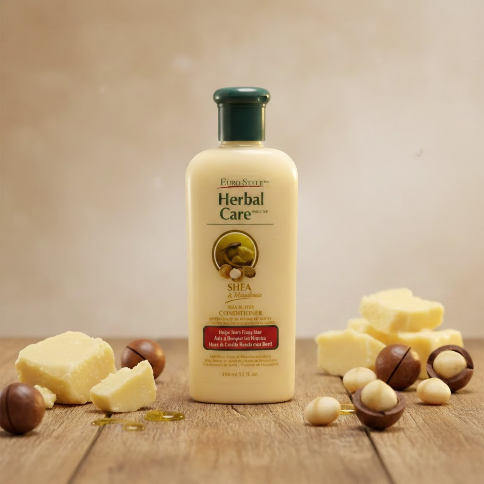 APRÈS-SHAMPOOING ANTI-FRISOTTIS (Beurre de Karité et Extrait de Macadamia) - 350mL