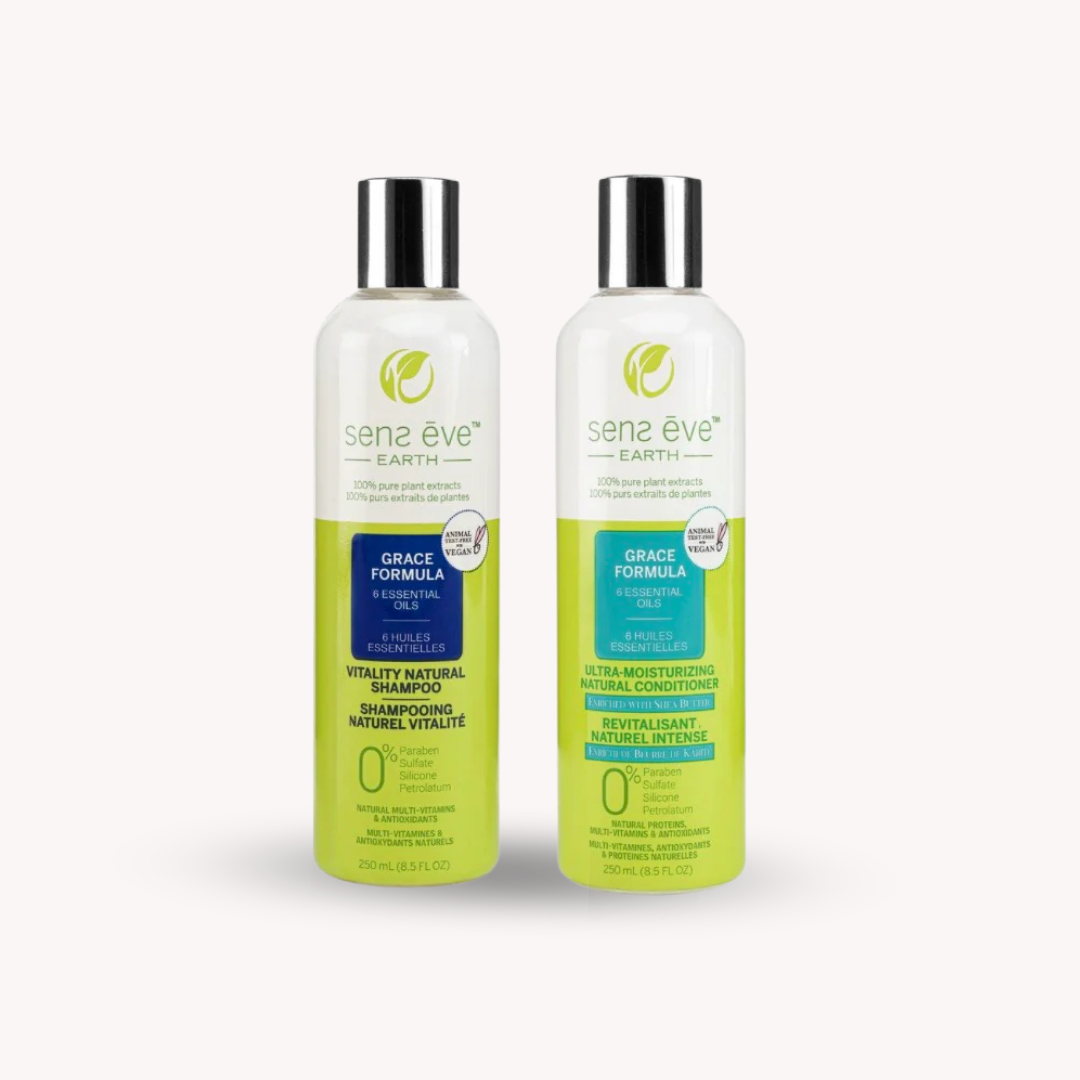 Pack Duo : Shampooing Naturel Vitalité & Après-Shampoing Naturel Ultra-Hydratant
