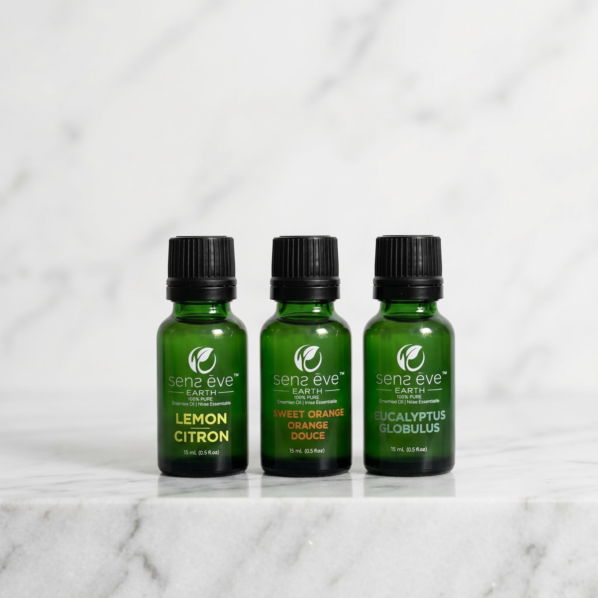 Sens Ēve – Kit Énergie & Concentration, Citron, Pamplemousse, 15ml