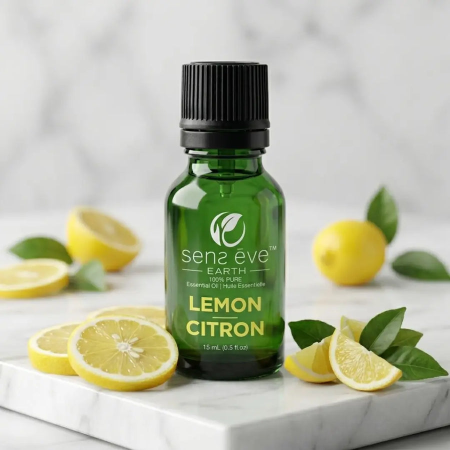 LEMON (Citrus limon) 100% Pure and Natural Essential Oil - 15mL