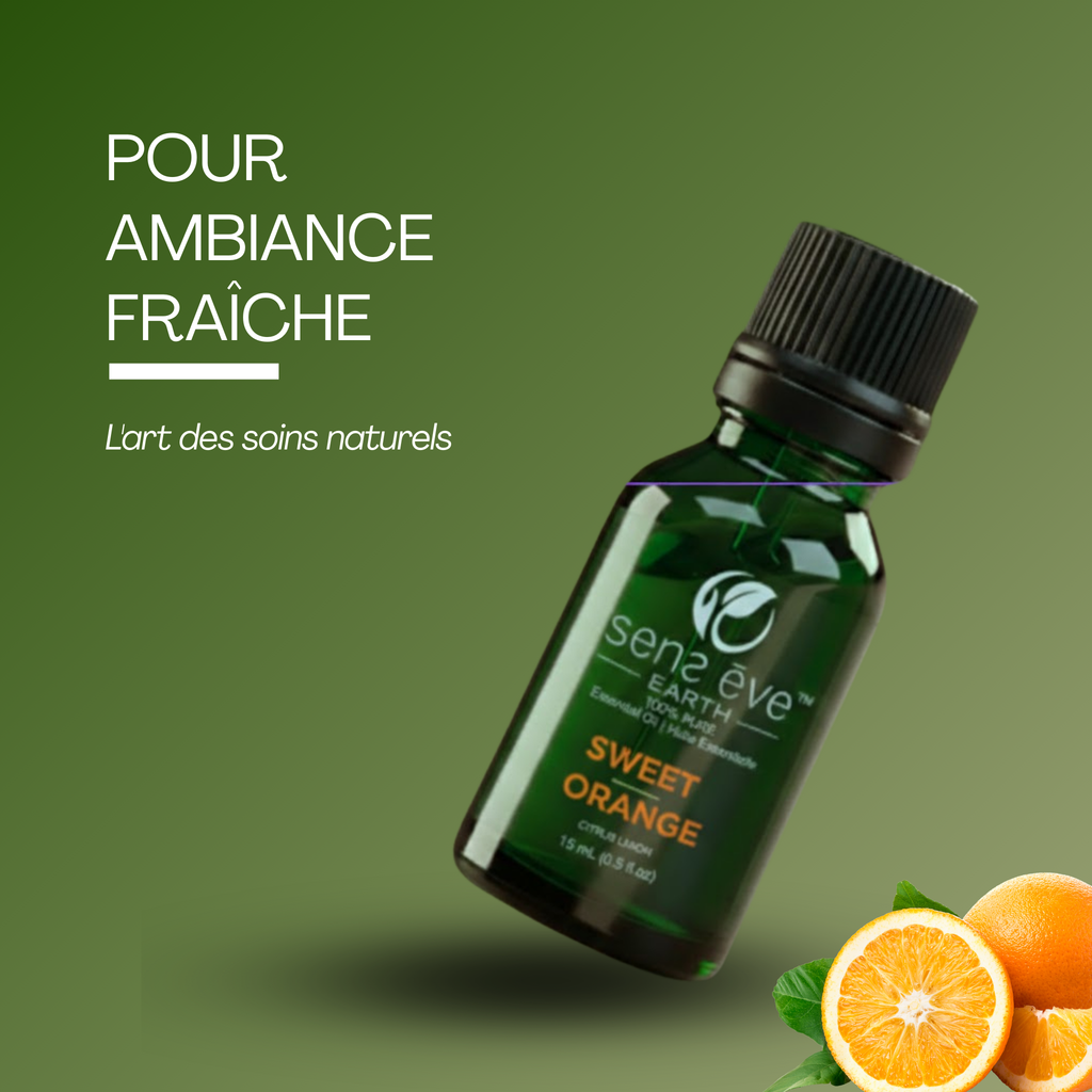 ORANGE DOUCE (Citrus sinensis) Huile essentielle 100% Pure et Naturelle - 15mL
