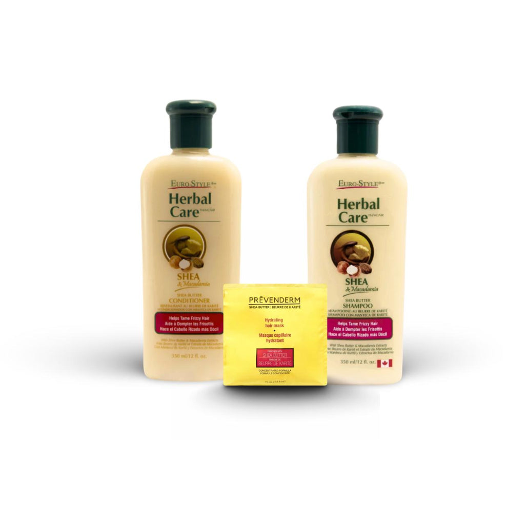 Herbal Care – Pack Anti-Frisottis Shampooing, Après Shampoing & Masque 2x350ml